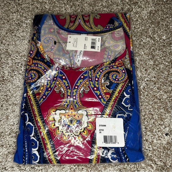 Fun Pattern Dress, 2X - Picture 9 of 11